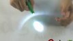 E00944-3 LED Green Mini Solar Power Flashlight Torch Keychai