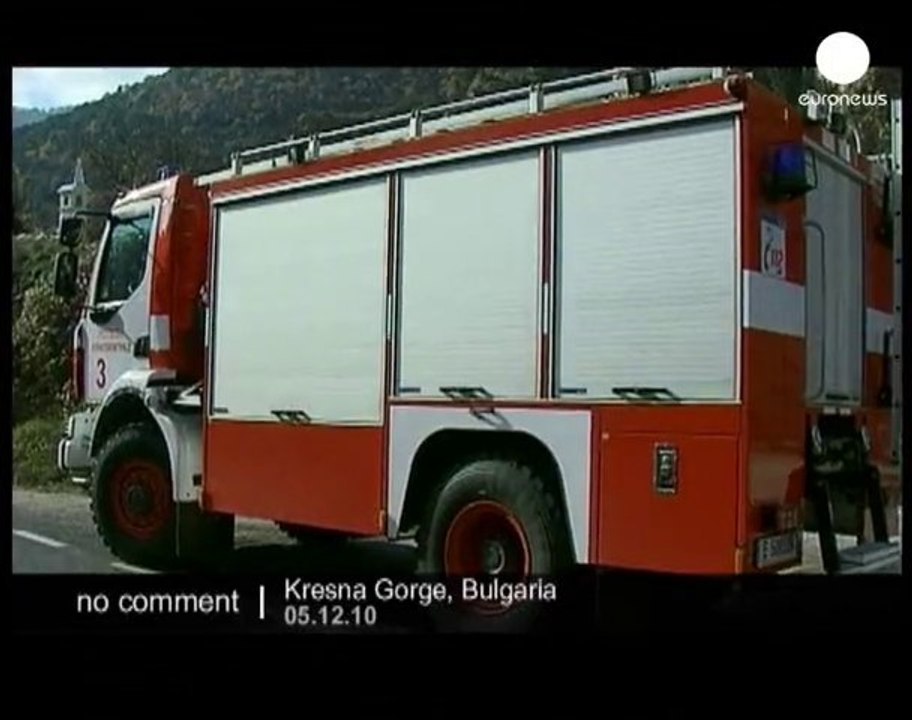 A landslide undermined a road in Bulgaria - no comment