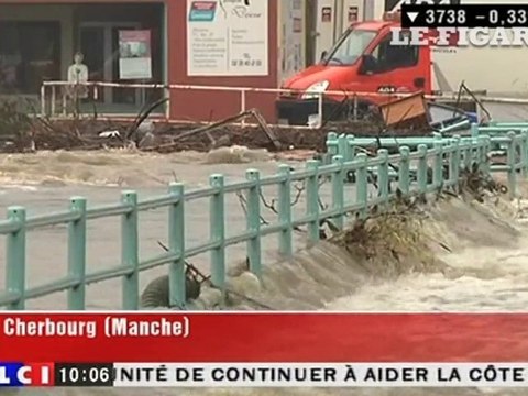 Inondations Cherbourg : du jamais vu depuis 1949