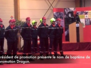 Baptême de la promotion 2010-01 chez les pompiers du 62