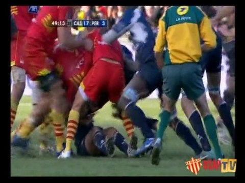 Résumé du match Castres USAP - Déc 2010