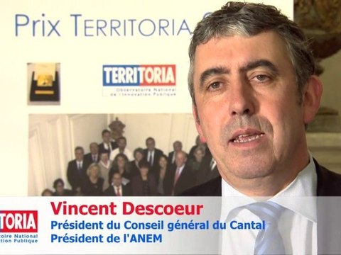 Prix TERRITORIA 2010 - Vincent Descoeur