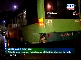 Guti Kaza Geçirdi