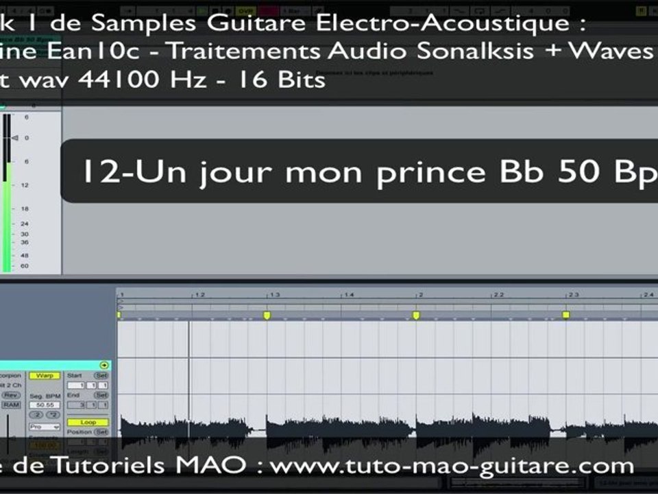 SAMPLES GUITARE ELECTRO ACOUSTIQUE PACK 1
