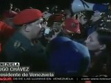 Presidente Chávez visitó zonas afectadas por las lluvias