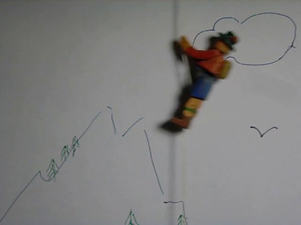 jouet alpiniste grimpeur