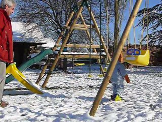 1ère séance de ski