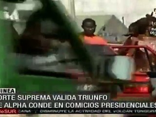 La Corte Suprema confirma la elección de Alpha Condé como