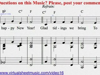 Christmas Carols - We Wish You a Merry Christmas voice and p