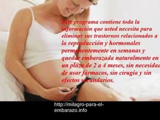 Salir Embarazada - Quedar Embarazada Rapido - Concebir Hijo