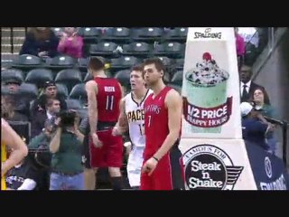 Andrea Bargnani elbows Mike Dunleavy