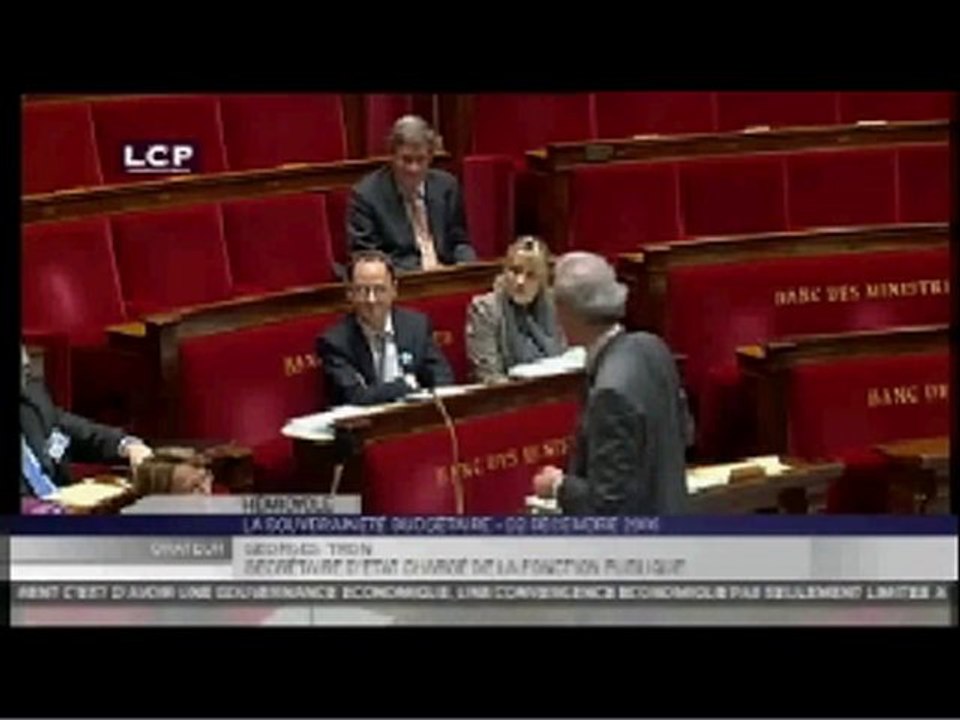 UMP-PS vs souveraineté budgétaire 3/3