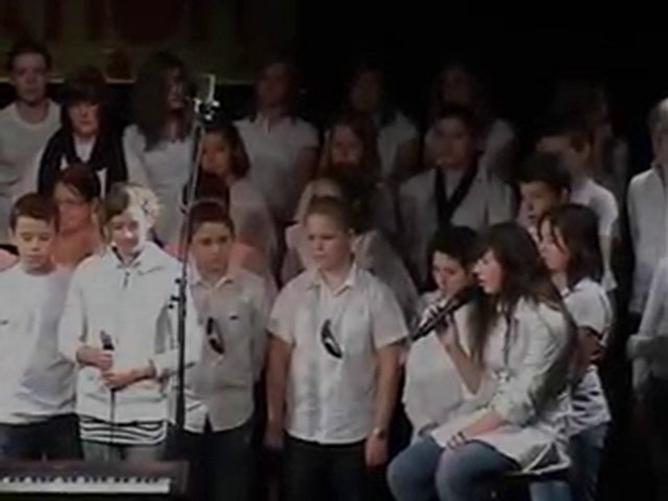 La chorale le 5 décembre 2010