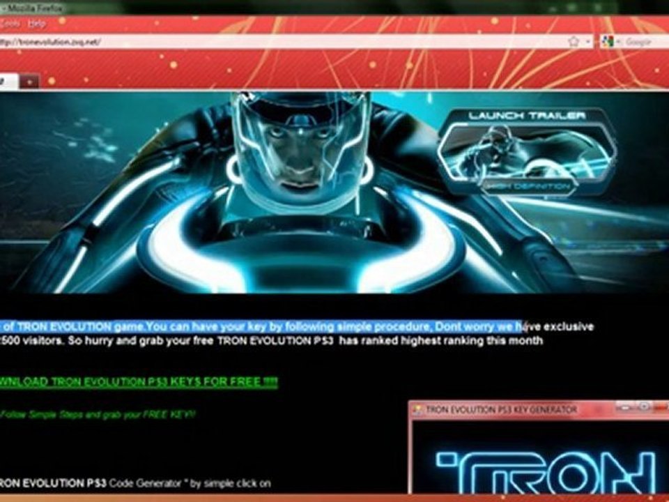 FREE TRON EVOLUTION SERIAL KEYS 100% WORKING GUARANTEE
