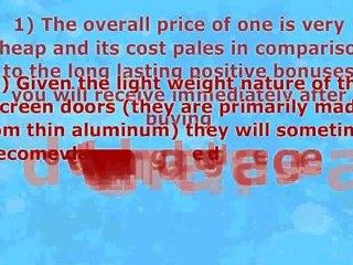 retractable screen doors