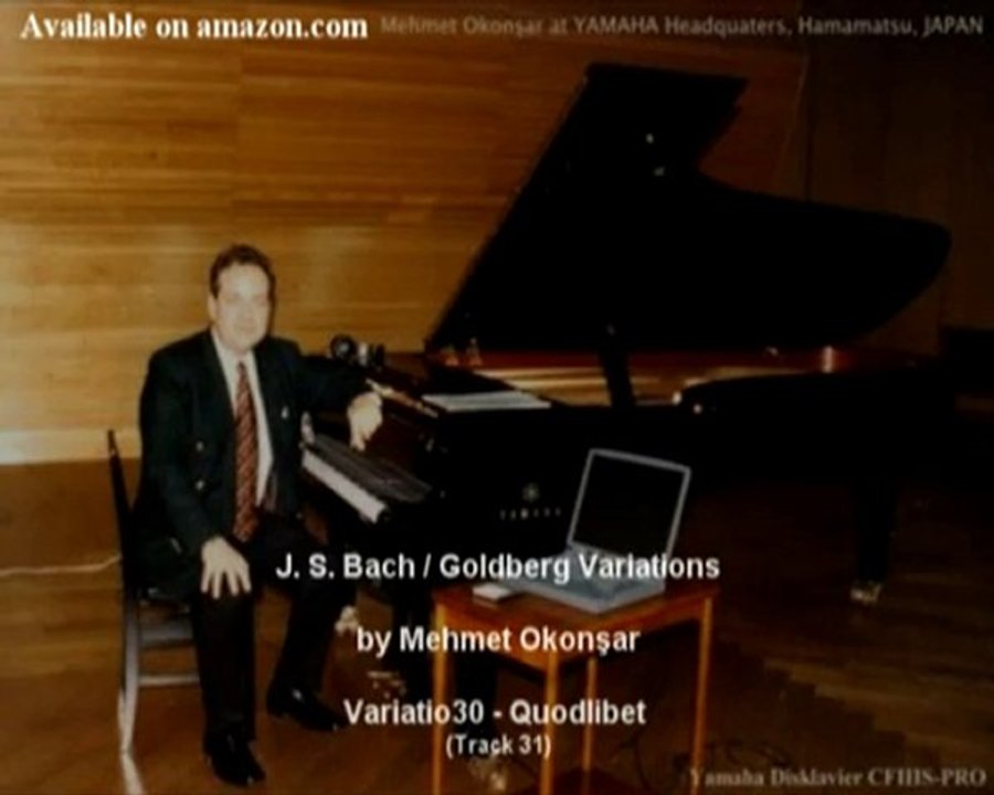 J.S.BACH The Goldberg Variations BWV988 by Mehmet Okonsar (p