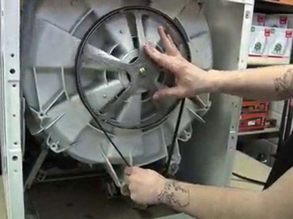 How to replace the belt on a washing machine - Bosch