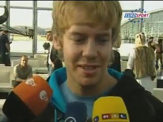 Vettel kutlamalarda