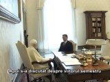 Benedict al XVI-lea l-a primit pe Prim-ministrul Ungariei