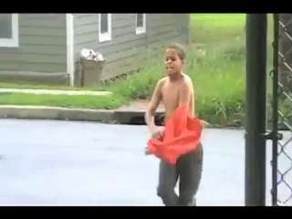Little Kid Goes Nuts After Rail Grind