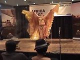 African stage dancing at the New York Times Travel Show