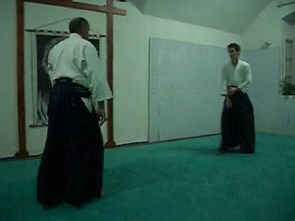 Chudan tsuki - Shiho nage ura 1ère forme