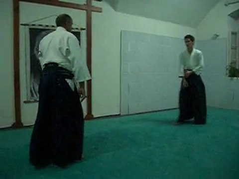 Chudan tsuki - Shiho nage ura 1ère forme