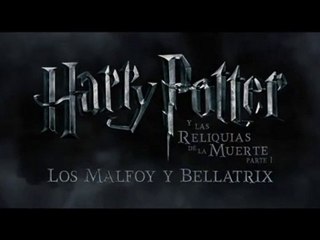Behind the scenes: The Deathy Hallows LOS MALFOY Y BELLATRIX