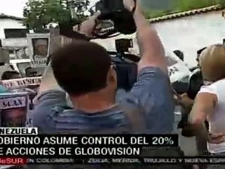 Gobierno venezolano asume control de 20% de Globovisión