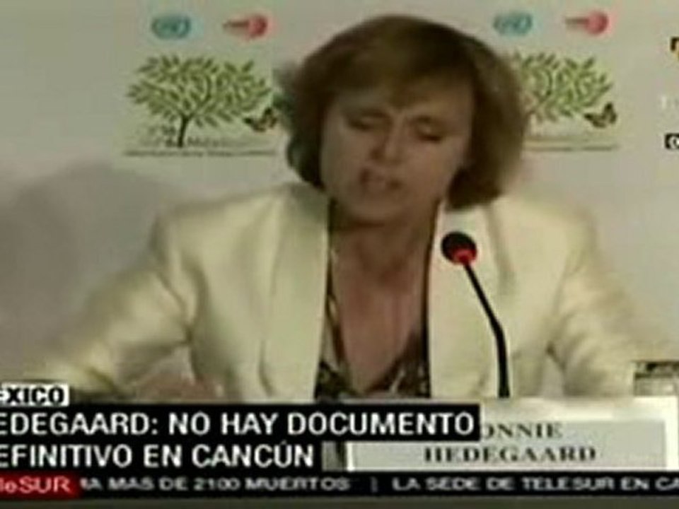 Connie Hedegaard: no hay documento definitivo en Cancún