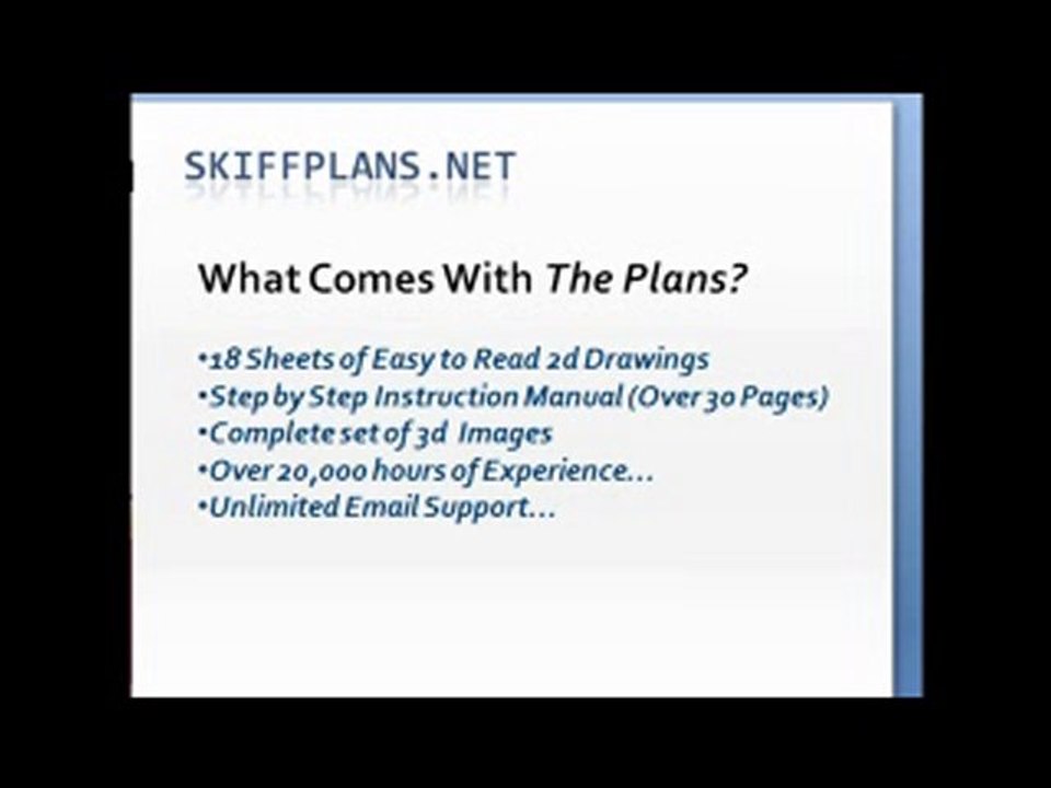 How To Build Your Own Skiff Plans FREE Video Mini Course