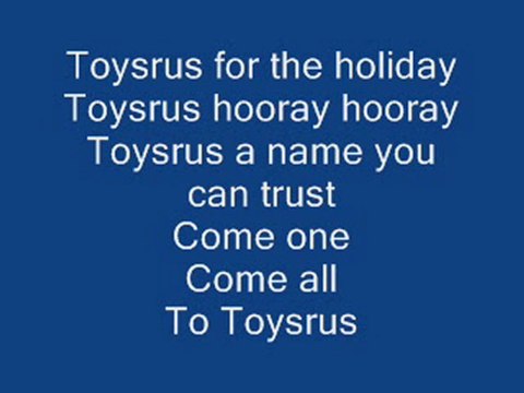 New Toysrus Jingle