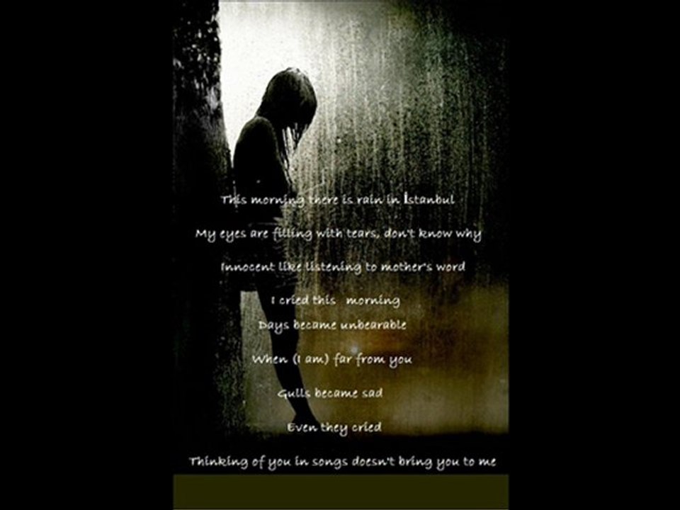 Bu Sabah Yağmur Var İstanbul'da (ingilizce tercümeli)
