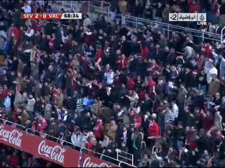 هدف الفارو نيغريدو ( إشبيلية 2-1 فالنسيا