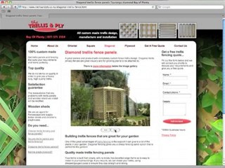Diagonal trellis fence panels Tauranga diamond Bay of Plent