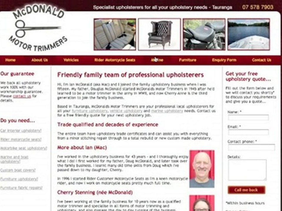 Marine upholstery Tauranga boat covers Mt Maunganui