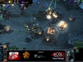 TuZeR vs RouaF 5/5 - Starcraft 2 - Demi eOSL Winter '10