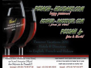 PESACH PROGRAMS 2012 PASSOVER PROGRAMS 5772 PASSOVER HOTELS 2012 PASSOVER VACATIONS KOSHER HOLIDAYS