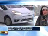 Neige : circulation difficile en Ile-de-France