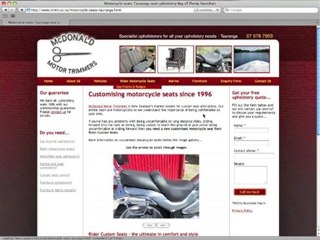 Motorcycle seats Tauranga seat upholstery Bay of Plenty Ham