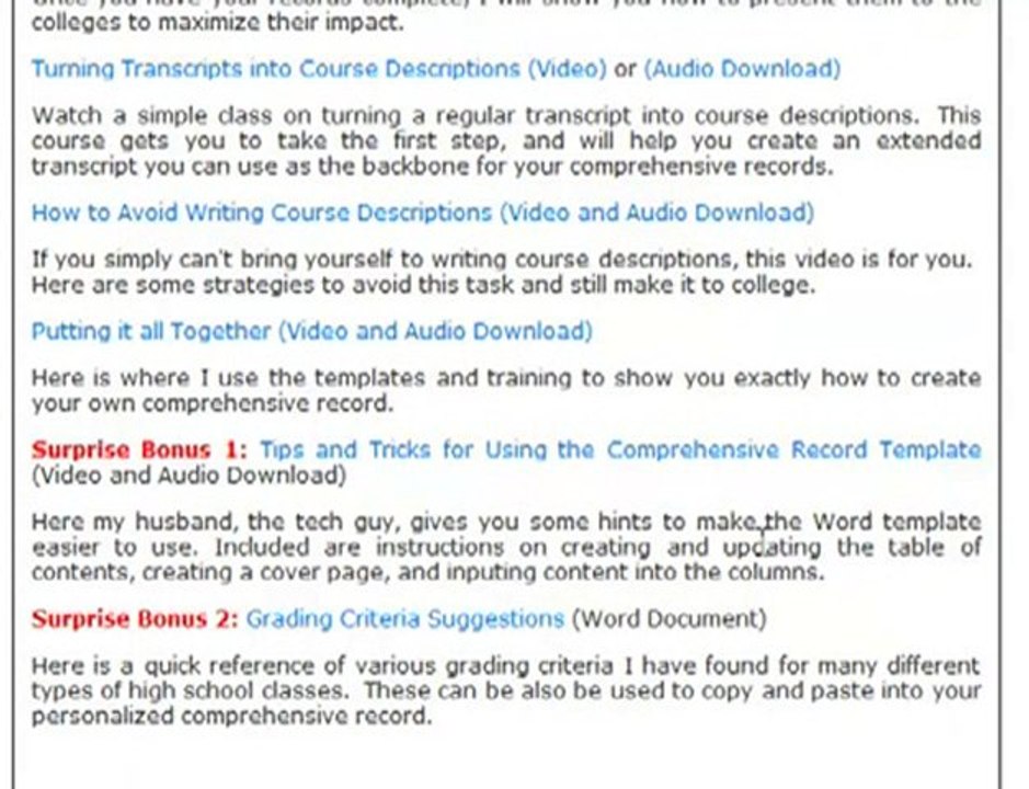 8b. A Sneak Peak Inside the Comprehensive Record Solution