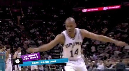 Il se tape la honte après un panier !