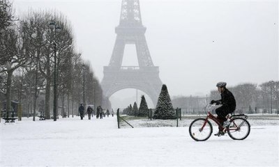 Paris sous la neige
