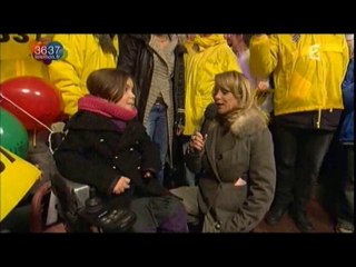 Juline lance le Téléthon en direct de Melun