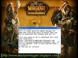 Free World of WarCraft Cataclysm keygen