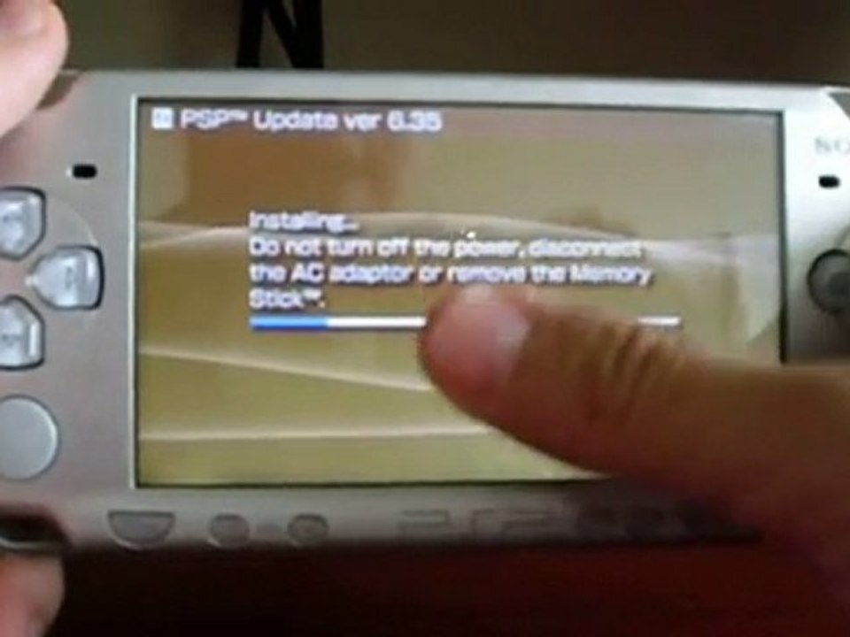Upgrading PSP firmware 6.35 | Actualizar PSP firmware 6.35