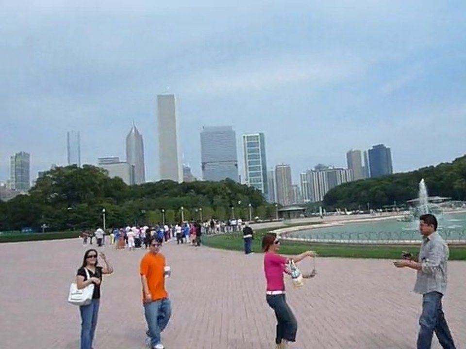 Segway à Chicago - Buckingham Fountain - Grant Park