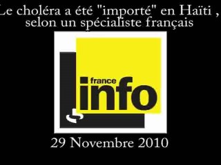 Haiti: Le cholera a été importé