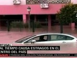 España y Portugal sufren estragos por inundaciones