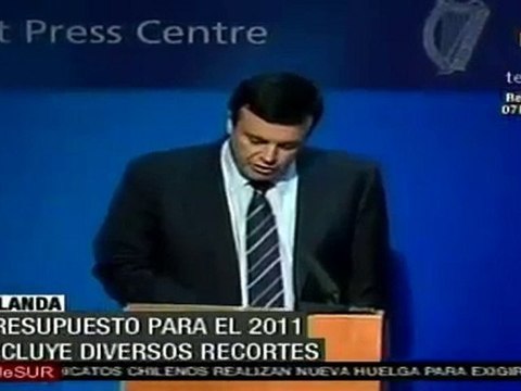 Manifestaciones en Irlanda contra paquete económico